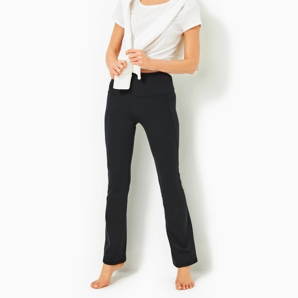 Lilly Pulitzer Black Flare Pants A0280